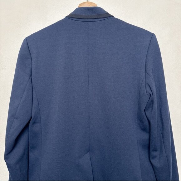 Gap Womens 8 The Academy Blazer Blue Dark Academia Button Blazer Jacket - Picture 14 of 16